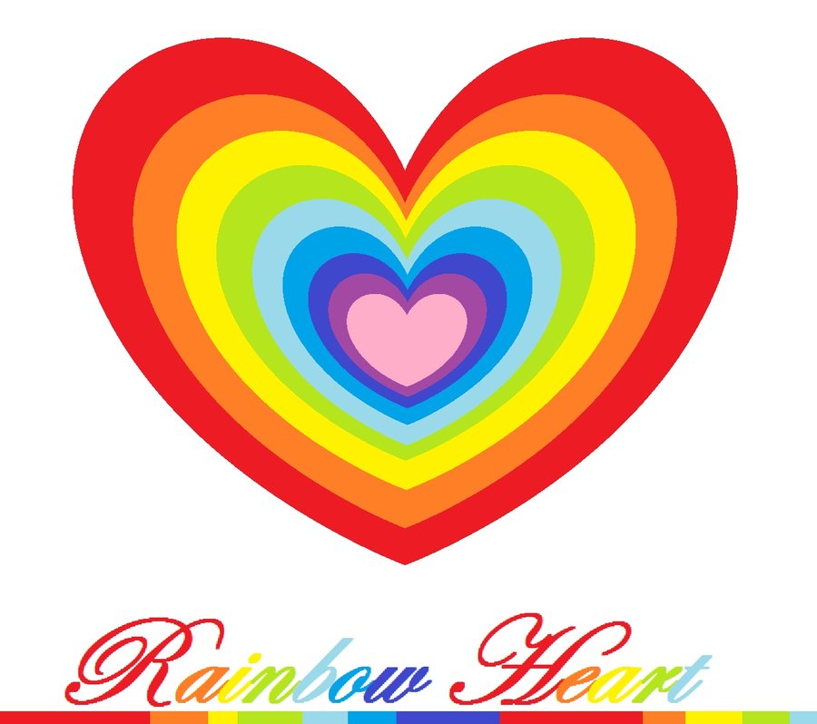 Rainbow Heart Pictures - ClipArt Best