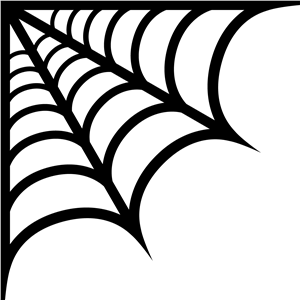 Silhouette Online Store - View Design #21630: corner spider web