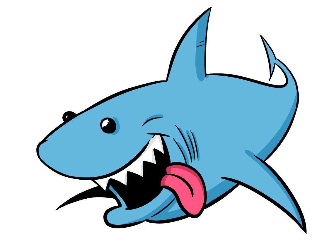 Shark clipart great white shark cartoon style clipart - Cliparting.com