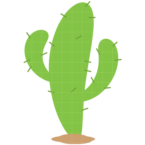 Cute cactus clipart