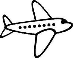 Cartoon Airplane Outline - ClipArt Best