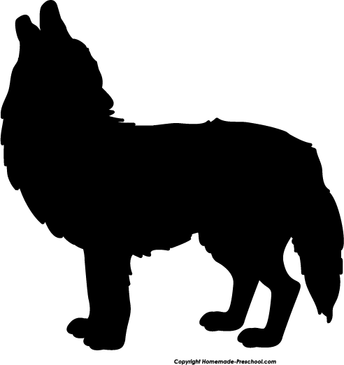 Wolf Silhouette Clip Art