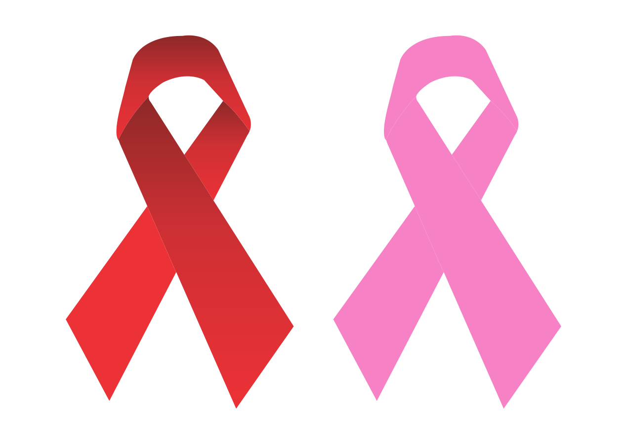 Breast Cancer Ribbon Logo Vector~ Format Cdr, Ai, Eps, Svg, PDF, PNG