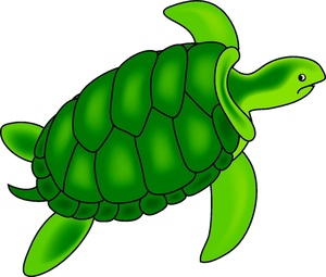 Turtle Clipart Image - Cartoon Turtle