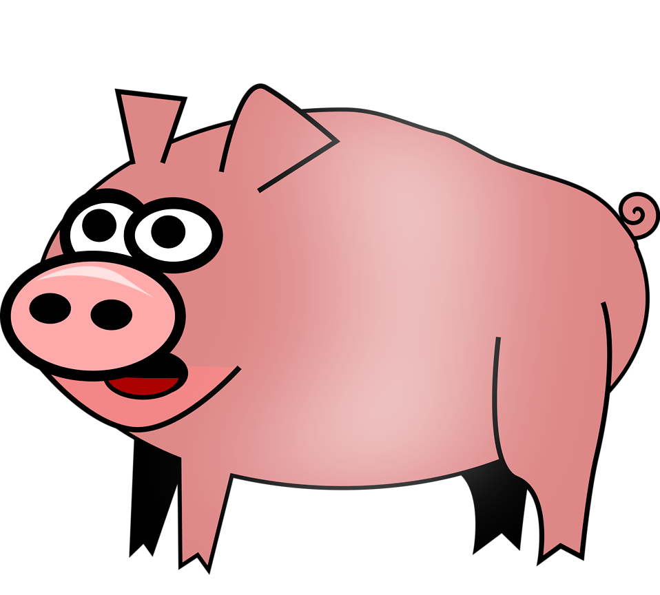 Pig | Free Stock Photo | Illustration of cartoon pig | # 15161