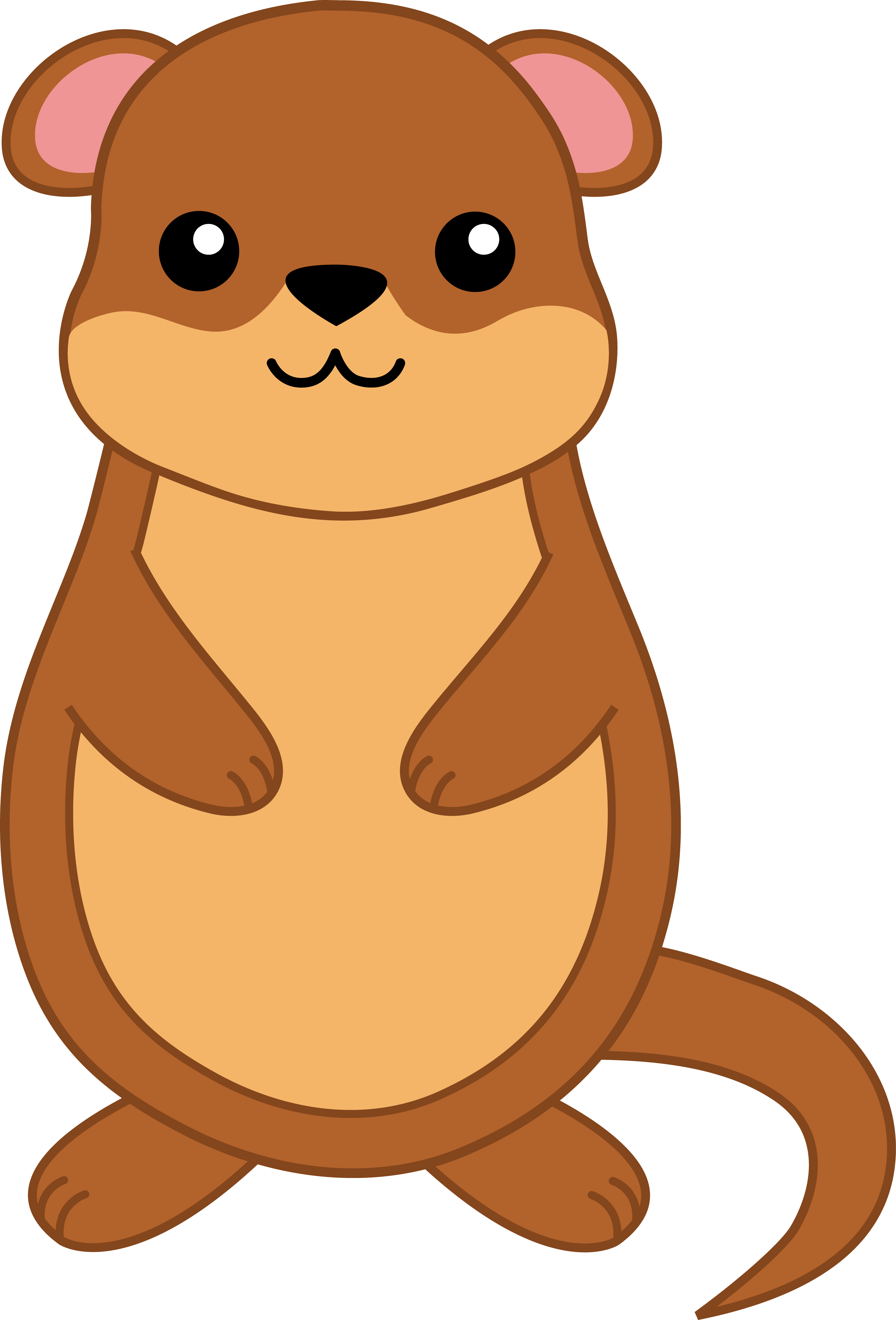 Animated groundhog clipart