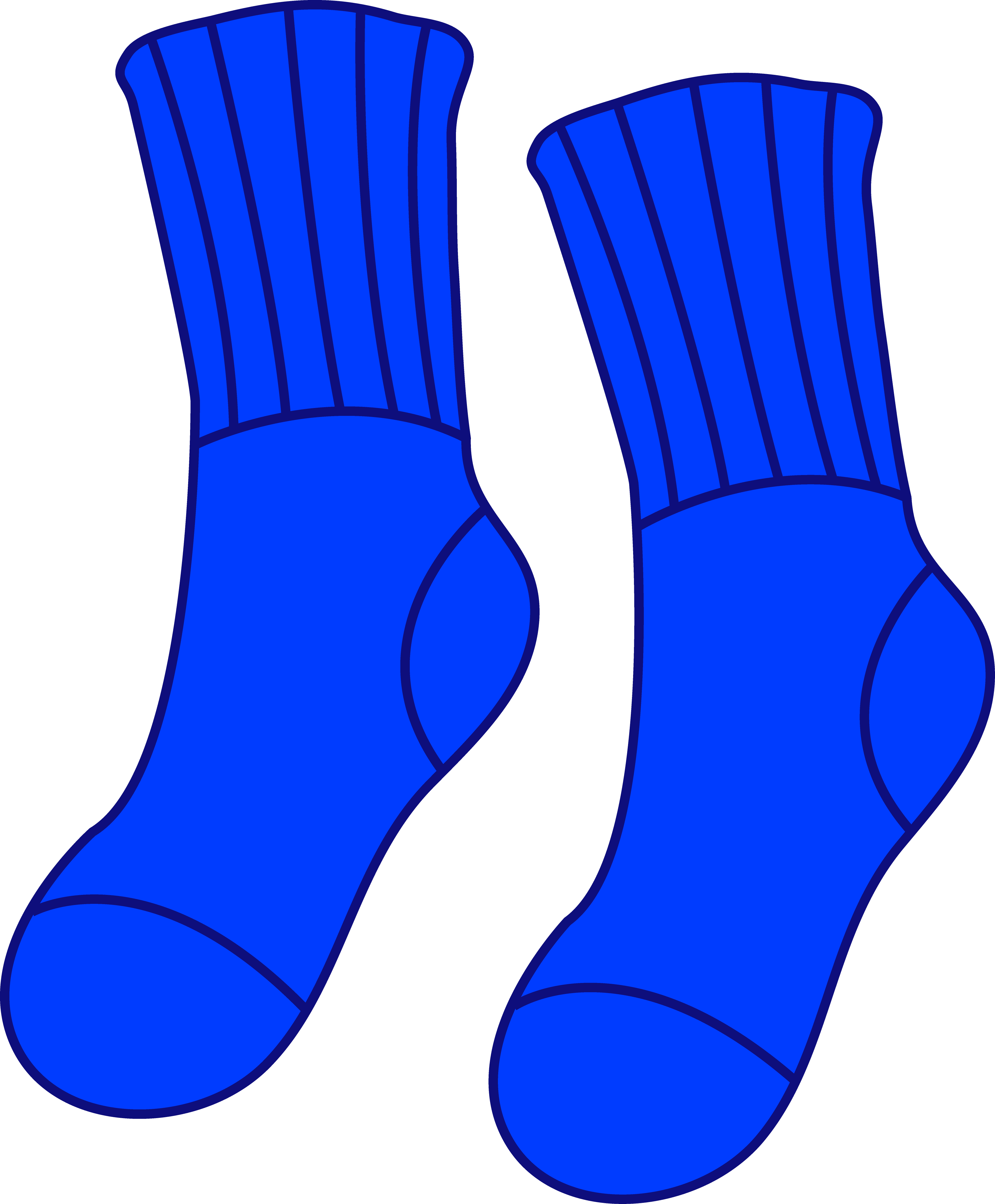 Putting On Socks Clipart