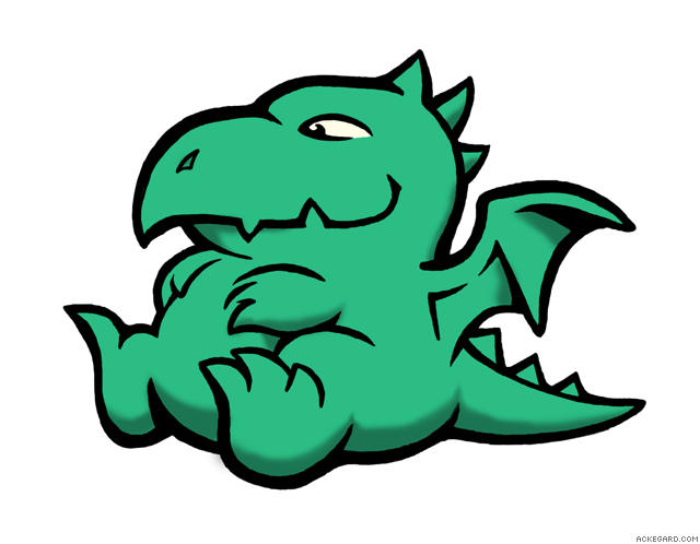 Clipart baby dragon