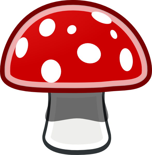 blue mushroom clipart - photo #28