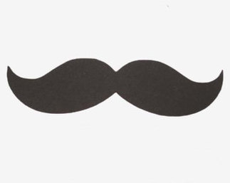 Large Mustache Template Clipart - Free to use Clip Art Resource