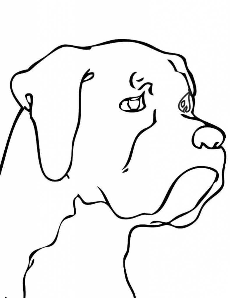 Dog clipart easy to draw