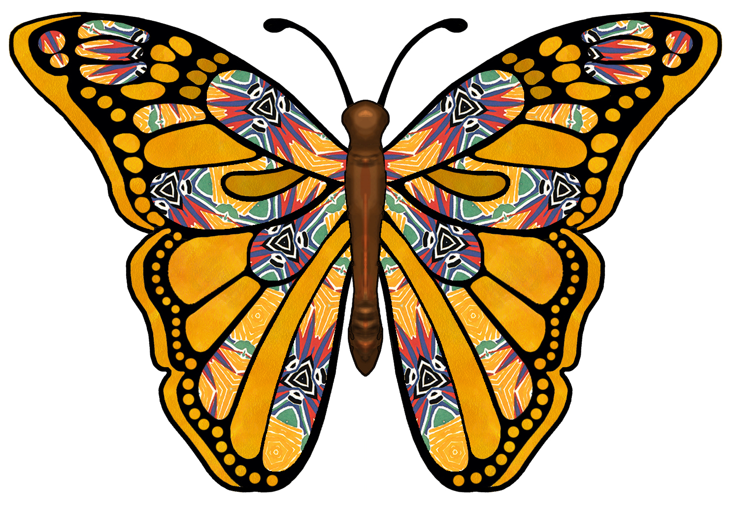 Butterfly Pattern - ClipArt Best