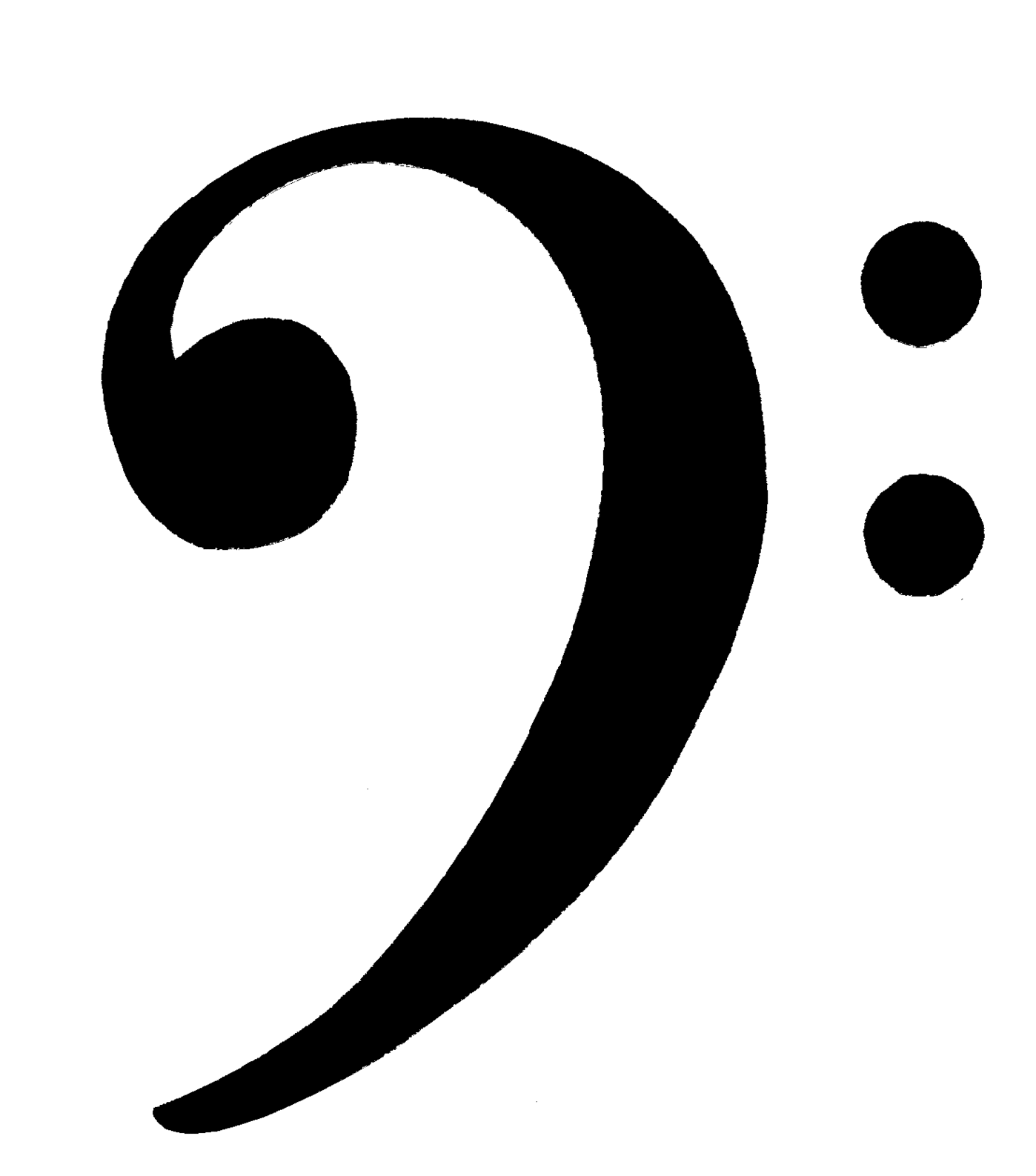 Bass Clef Sign Clipart - Free to use Clip Art Resource