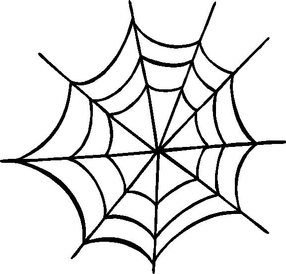 Cartoon Spider Webs Clipart