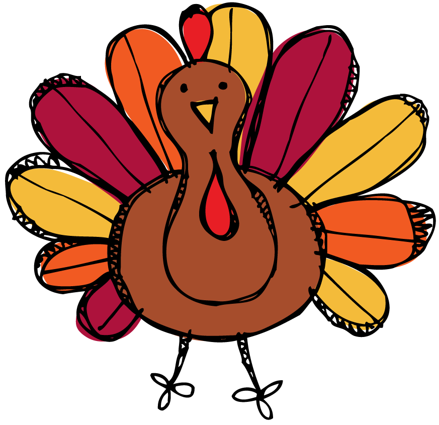 Thanksgiving day turkey clipart