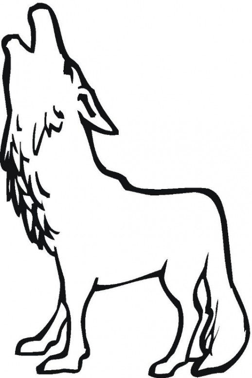 Drawing Of Wolves Easy - ClipArt Best