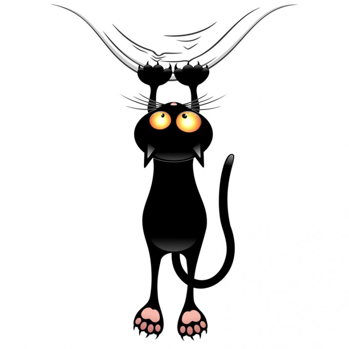 Black Cat Cartoon Characters - ClipArt Best