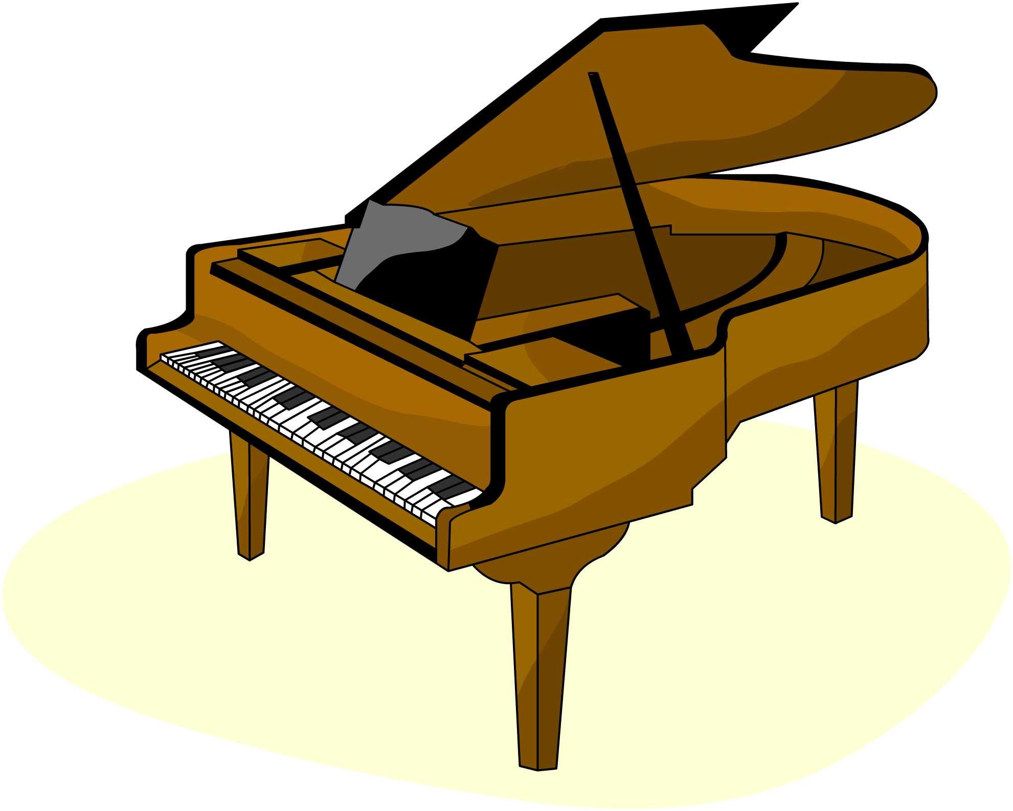 Piano clipart graphics