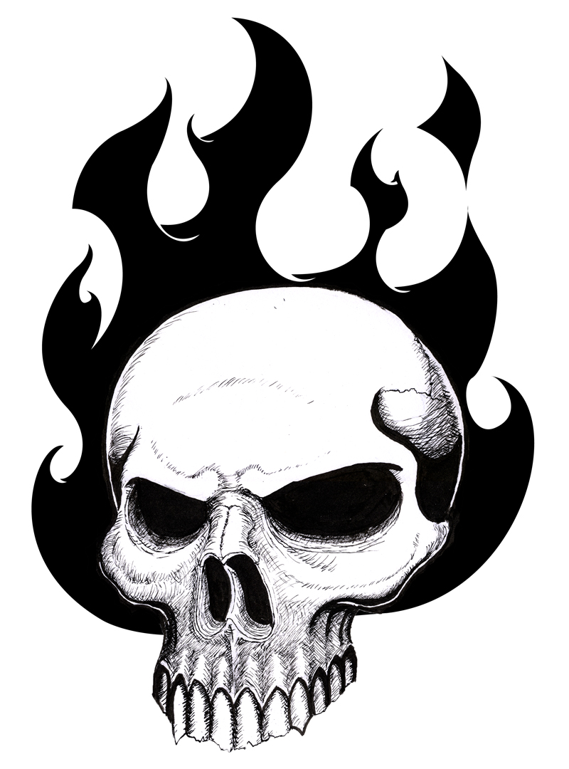 Pics Of Flaming Skulls | Free Download Clip Art | Free Clip Art ...