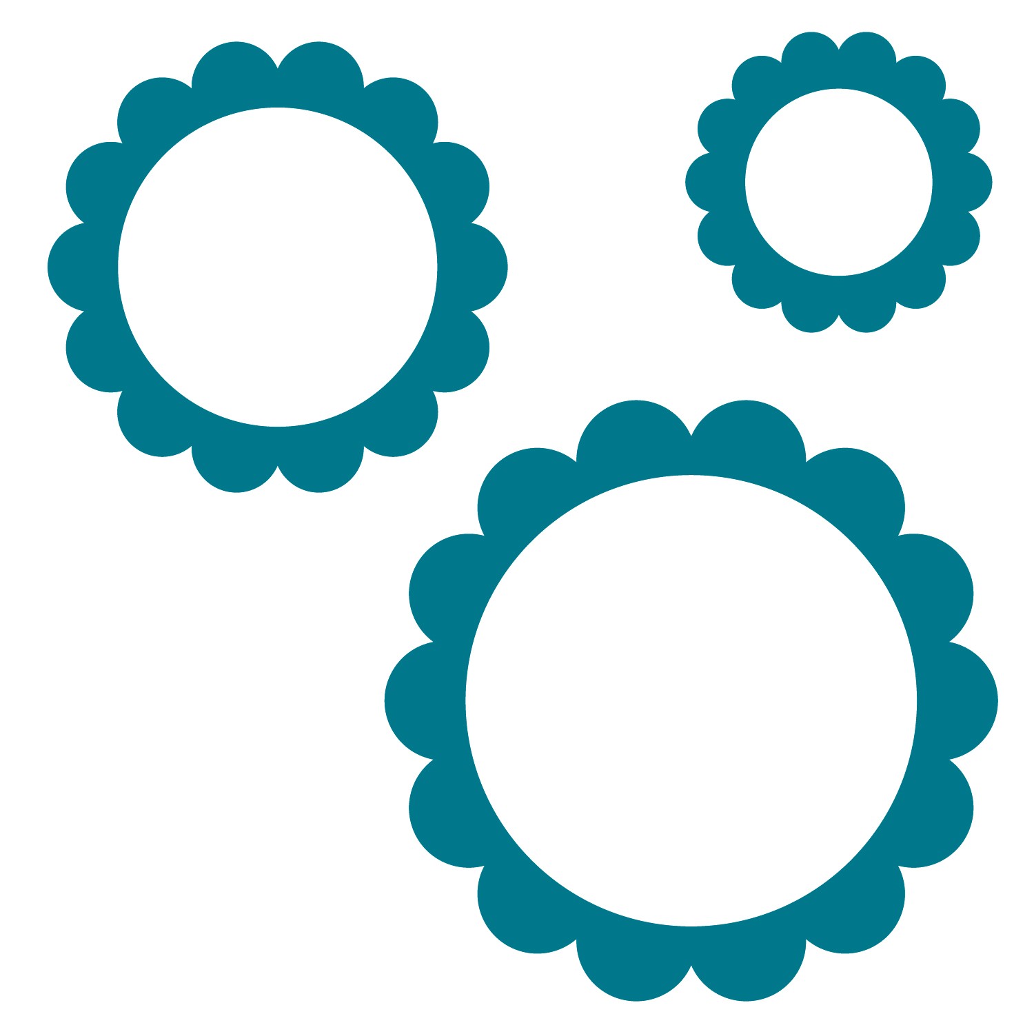 Scalloped Edge Circle ClipArt Best