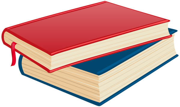Two Books PNG Clip Art Image
