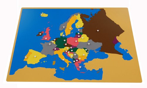 Amazon.com: Montessori Europe Puzzle Map with Labeled and ...