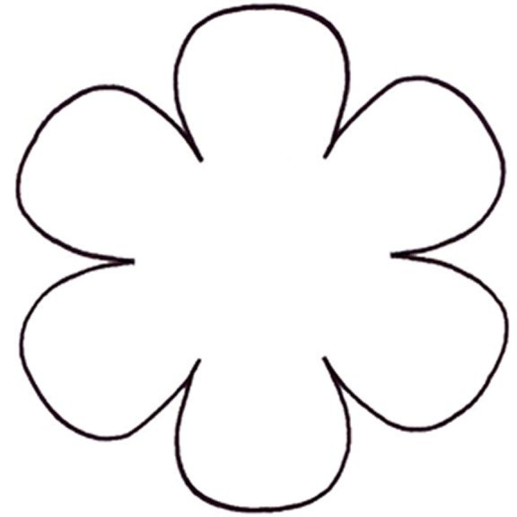 6 petal flower diagram flower leaf template printable https ClipArt