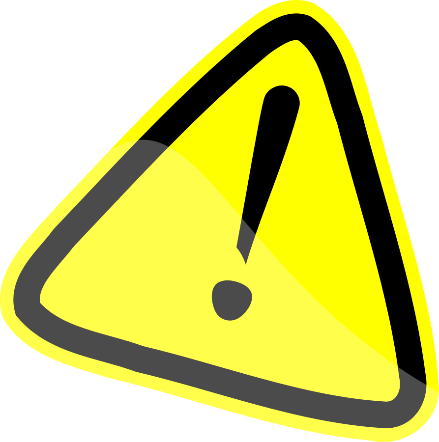 warning clipart | Hostted