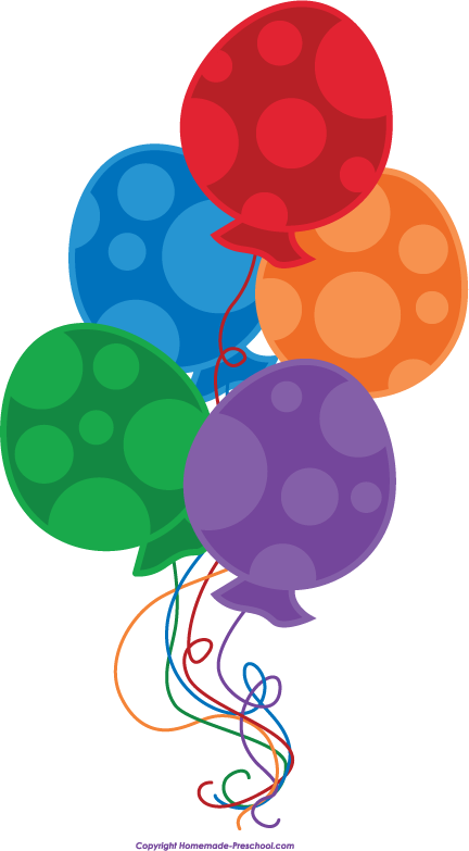 Balloons free clipart