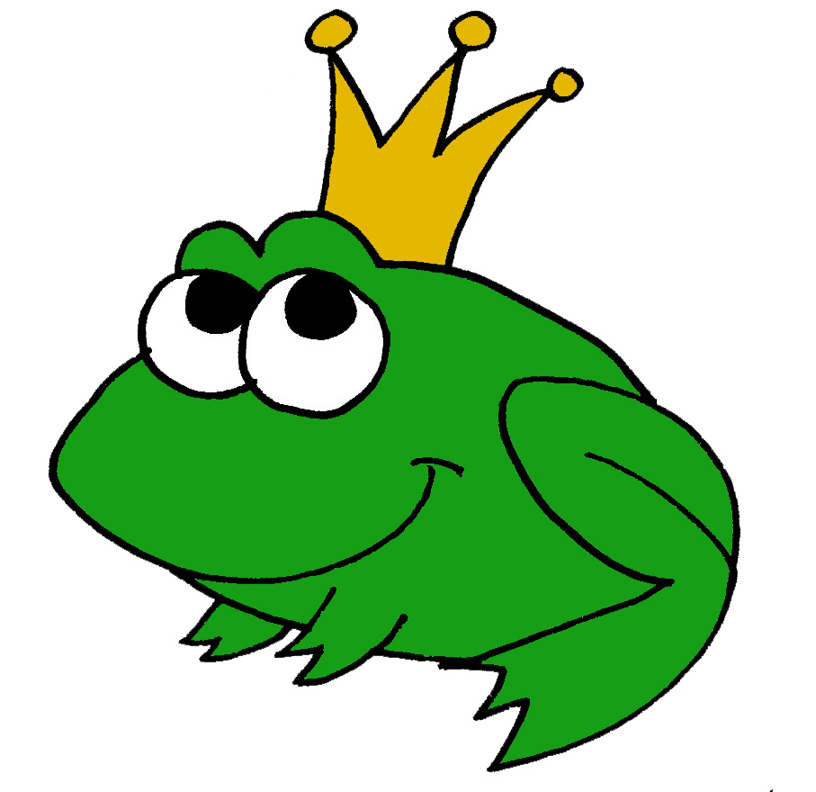 Frog prince clipart