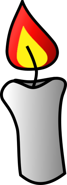 Candle flame clip art