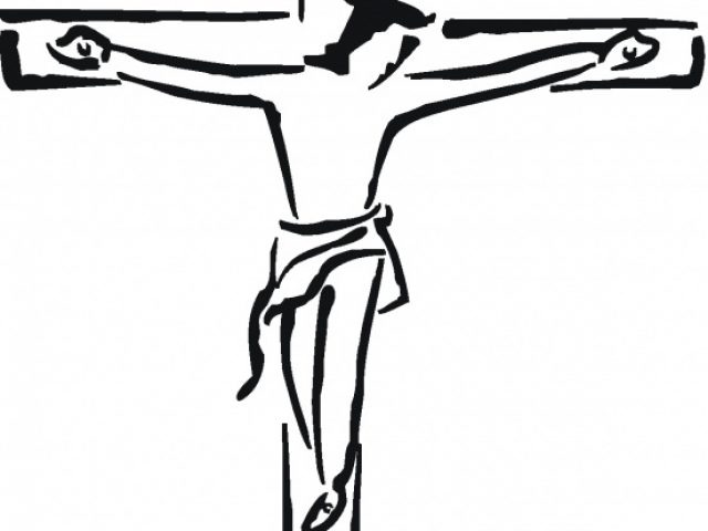 Jesus on the cross clipart