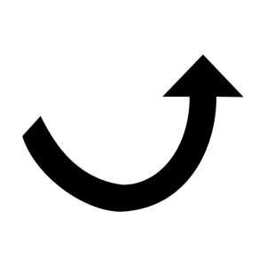 Clip art curved arrow