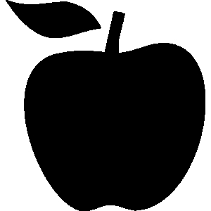Apple shape clipart