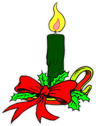 clipart christmas candles - photo #32