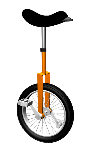 Unicycle Clip Art, Vector Images & Illustrations