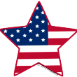 American Flag Clip Art Star | Free Clip Art from Pixabella