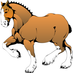Dancing Horse Clip Art - vector clip art online ...