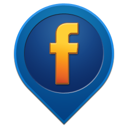 Facebook Icon | Media Pin Social Iconset | GraphicsVibe