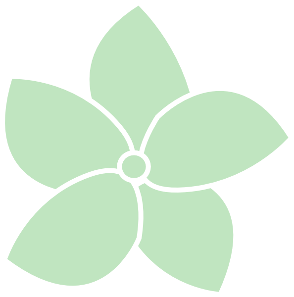 Hydrangea Flower Green clip art - vector clip art online, royalty ...