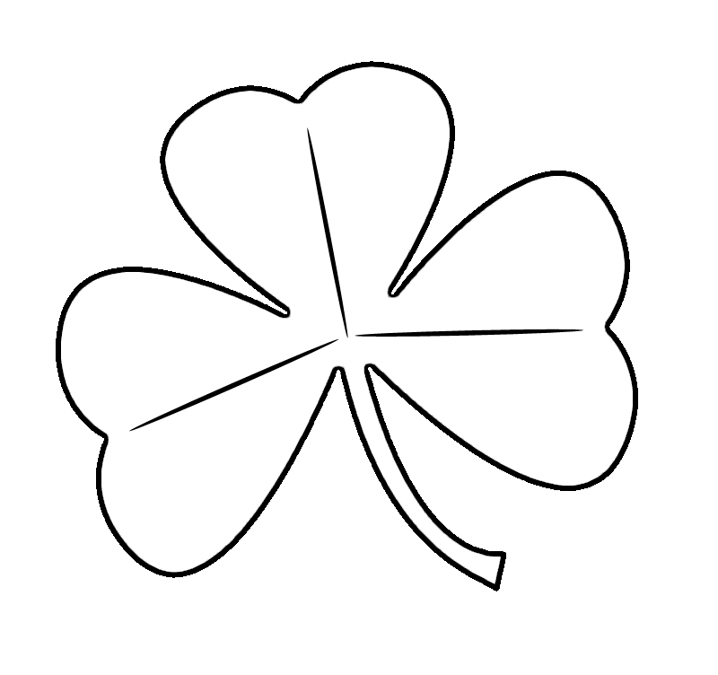 shamrock-template-outline-clipart-best