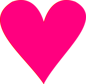 Heart Pink clip art - vector clip art online, royalty free ...