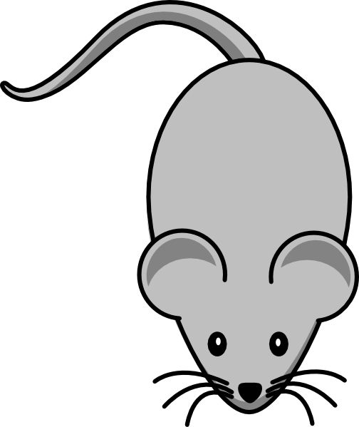 Light Grey Mouse clip art - vector clip art online, royalty free ...