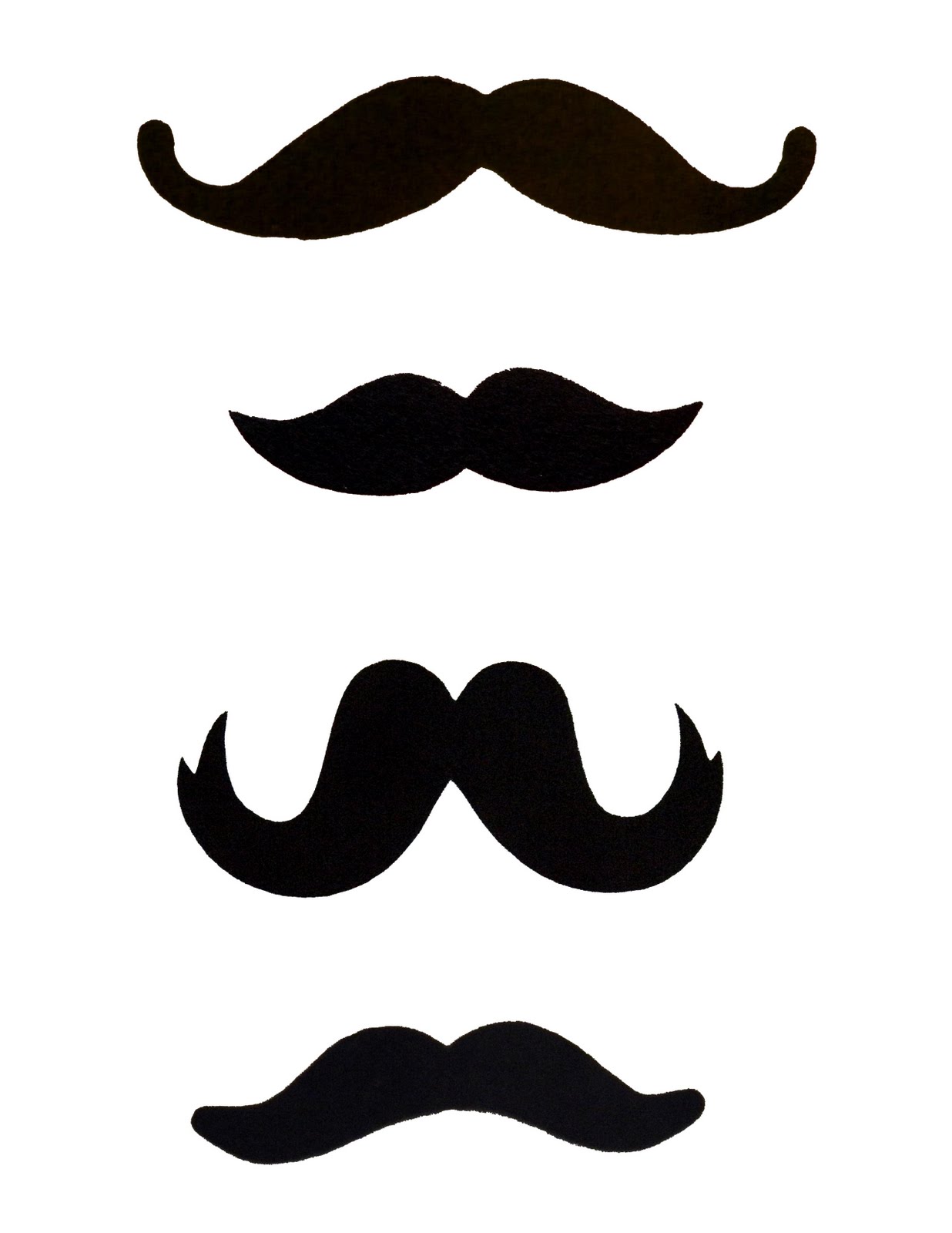 Large Mustache Template - ClipArt Best