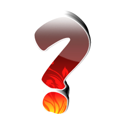 Red Question Mark Icon, PNG ClipArt Image