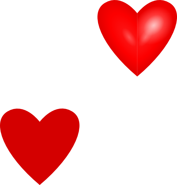 Love Hearts Clip Art - vector clip art online ...