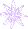 Flower Outline clip art - vector clip art online, royalty free ...