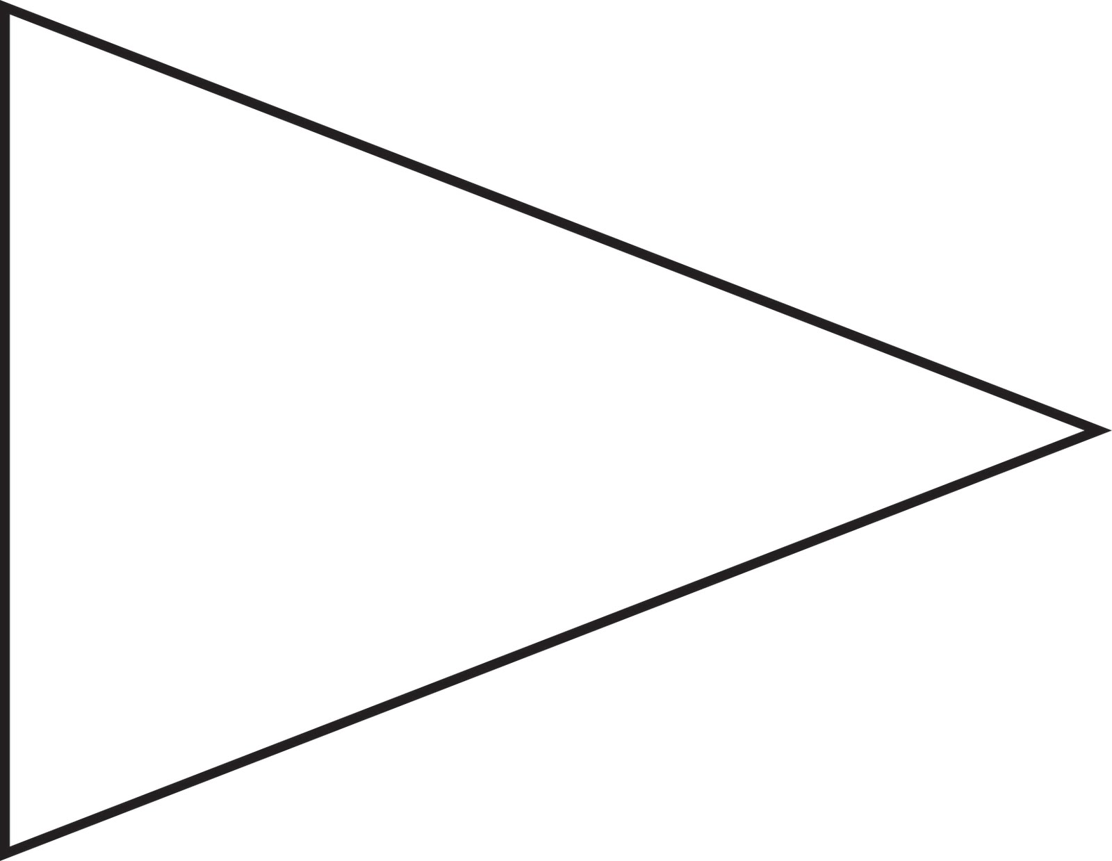 Outline Of Pennant T Shirt