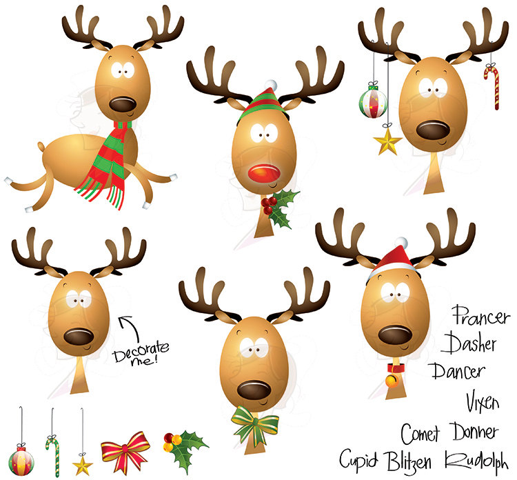 Reindeer Clip Art Free Images - Free Clipart Images