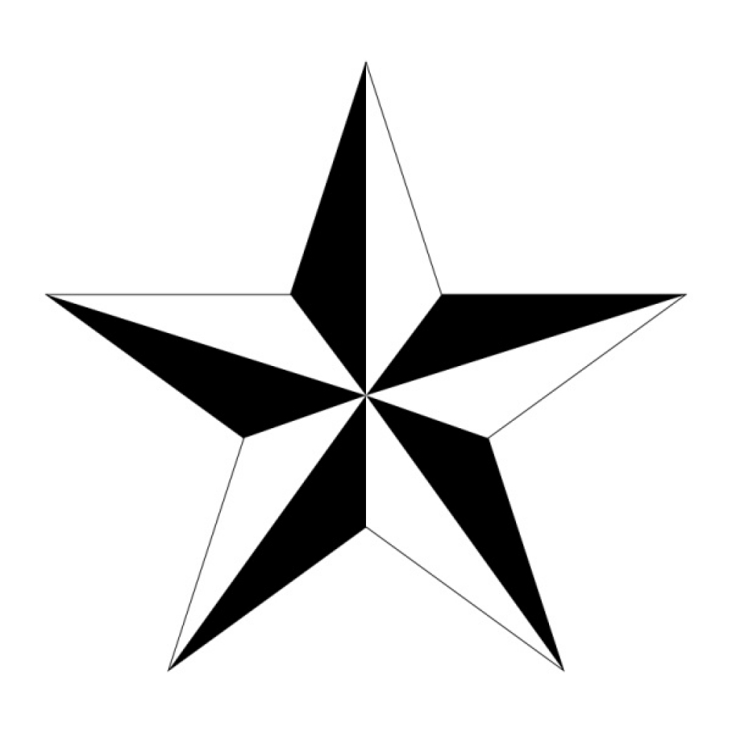 Free Star Tattoo Stencils Clipart Best in Star Tattoo Â» Tattoo A ...